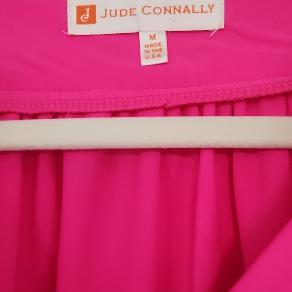Pretty Hot Pink Women's Dress by Jude Connally. Great condition! Size Medium. - Picture 4 of 10